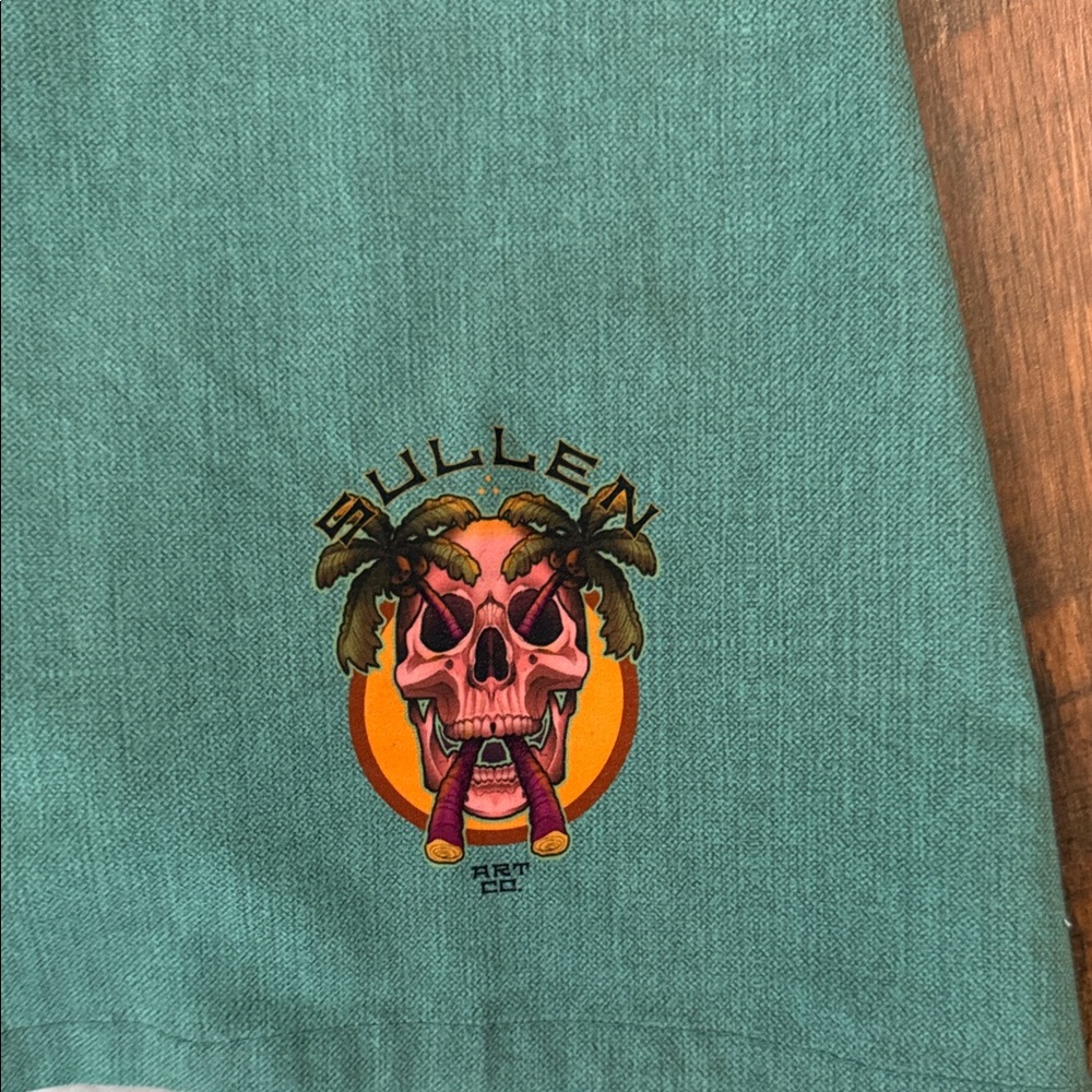 Sullen Art Collective "Sun Bum" Choloha Tropical Reaper Boardshorts - Size 40 - Picture 6 of 6